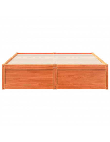 Giroletto Marrone Cera 140x200 cm in Legno Massello di Pino