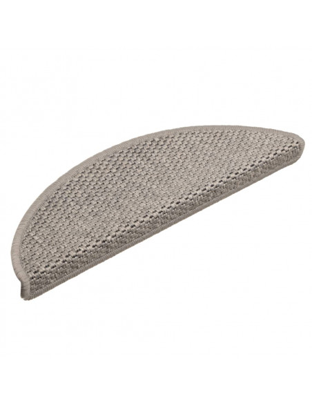 Tappeti Autoadesivi Scale Aspetto Sisal 15 pz 56x17x3 cm Talpa