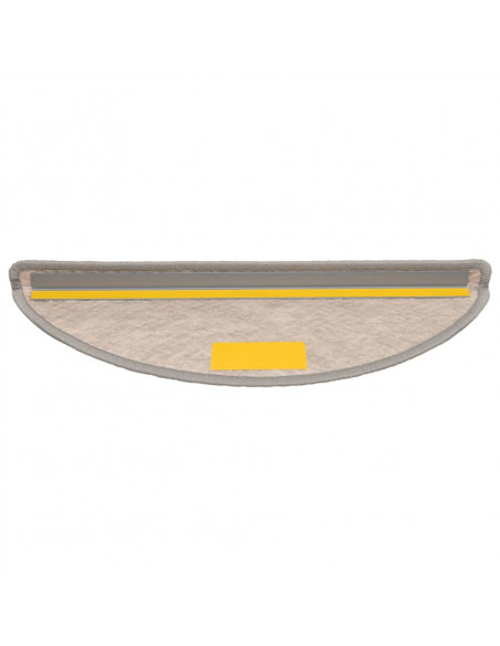 Tappeti Autoadesivi Scale Aspetto Sisal 15 pz 56x17x3 cm Talpa