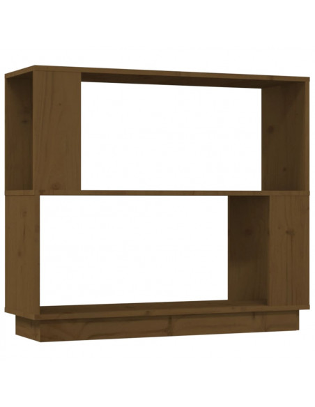 Libreria/Divisorio Miele 80x25x70 cm in Legno Massello