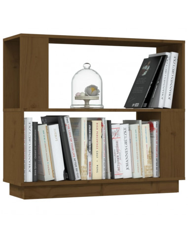 Libreria/Divisorio Miele 80x25x70 cm in Legno Massello