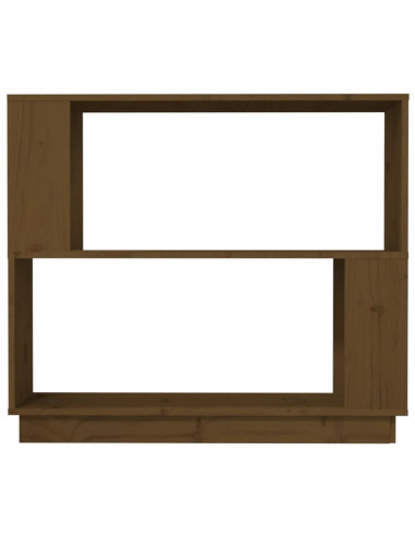 Libreria/Divisorio Miele 80x25x70 cm in Legno Massello