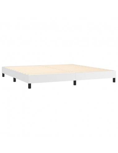 Giroletto a Molle Bianco 200x200 cm in Similpelle