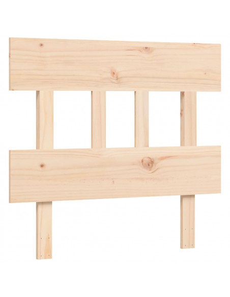 Giroletto con Testiera 90x200 cm in Legno Massello