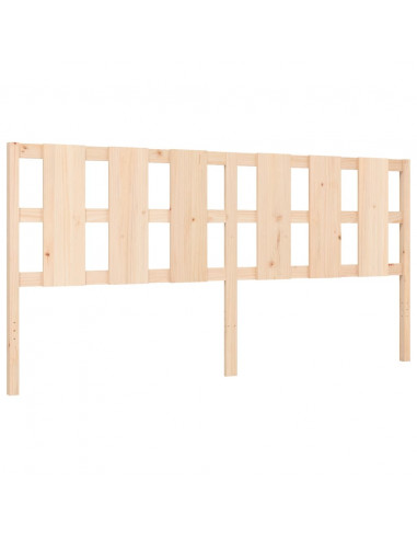 Giroletto con Testiera 200x200 cm in Legno Massello