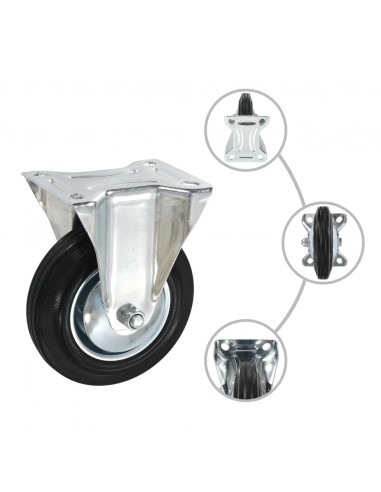 Rotelle Fisse 8 pz 160 mm