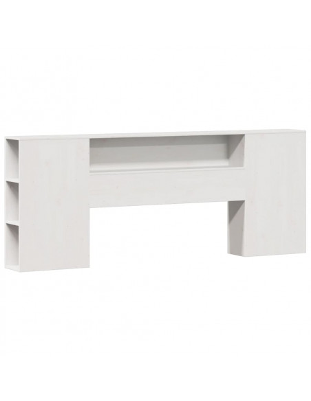 Giroletto con Libreria senza Materasso 180x200 cm in Legno Pino
