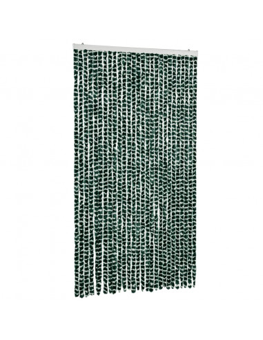 Tenda Antimosche Verde e Bianca 118x220 cm in Ciniglia