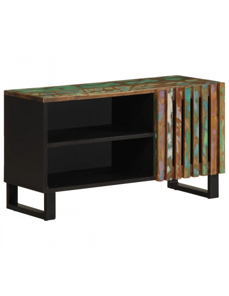 Mobile Porta TV 80x34x46 cm in Legno Massello di Acacia