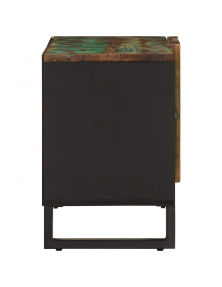 Mobile Porta TV 80x34x46 cm in Legno Massello di Acacia