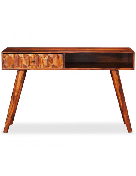 Scrittoio in Legno Massello di Sheesham 118x50x76 cm