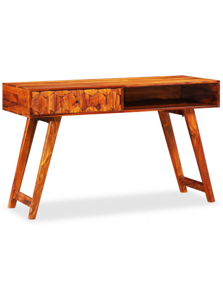 Scrittoio in Legno Massello di Sheesham 118x50x76 cm