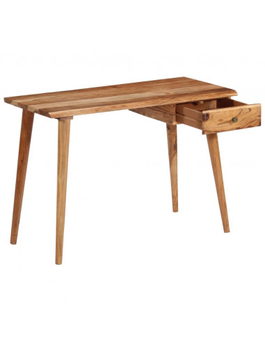 Scrittoio in Legno Massello di Acacia 110x50x76 cm