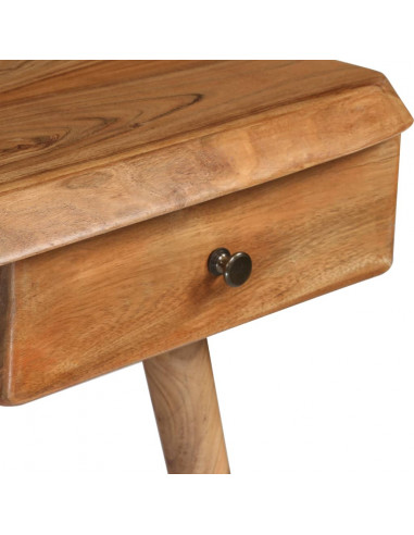 Scrittoio in Legno Massello di Acacia 110x50x76 cm