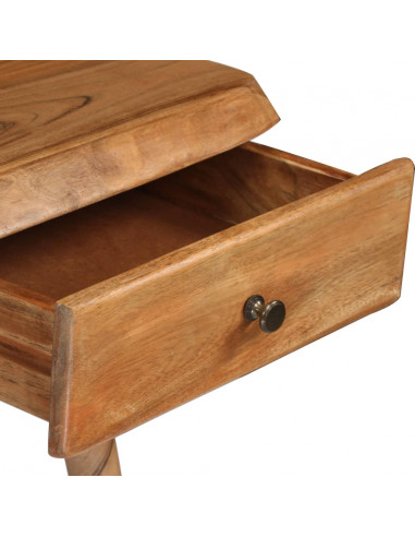 Scrittoio in Legno Massello di Acacia 110x50x76 cm