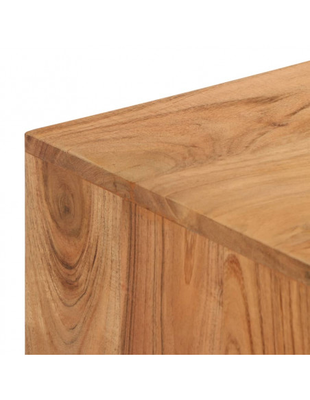 Scrivania in Legno Massello di Acacia 118x45x76 cm