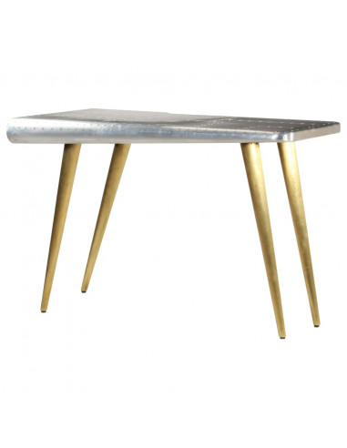 Scrivania Aviator in Stile Vintage Aeronautico 120x60x76cm