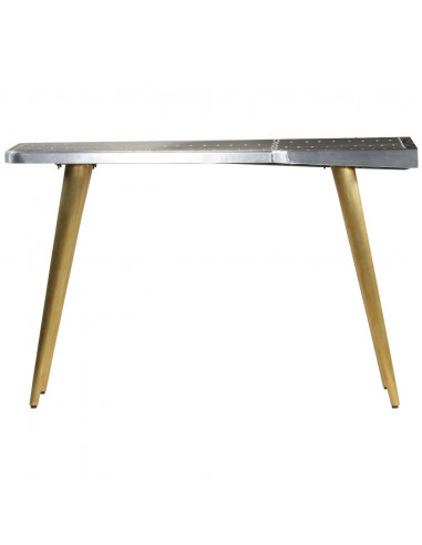 Scrivania Aviator in Stile Vintage Aeronautico 120x60x76cm