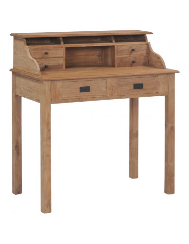 Scrivania 90x50x100 cm in Legno Massello di Teak