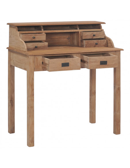 Scrivania 90x50x100 cm in Legno Massello di Teak