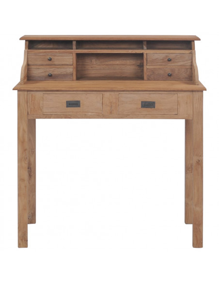 Scrivania 90x50x100 cm in Legno Massello di Teak