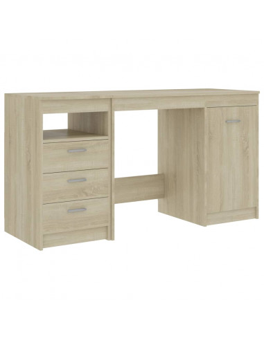 Scrivania Rovere Sonoma 140x50x76 cm in Truciolato