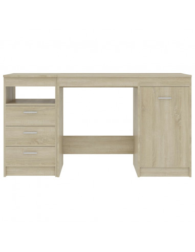 Scrivania Rovere Sonoma 140x50x76 cm in Truciolato