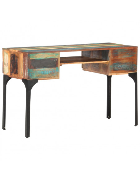 Scrivania 118x48x75 cm in Legno Massello di Recupero
