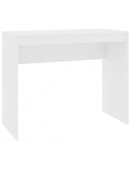 Scrivania Bianca 90x40x72 cm in Legno Multistrato