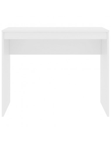 Scrivania Bianca 90x40x72 cm in Legno Multistrato