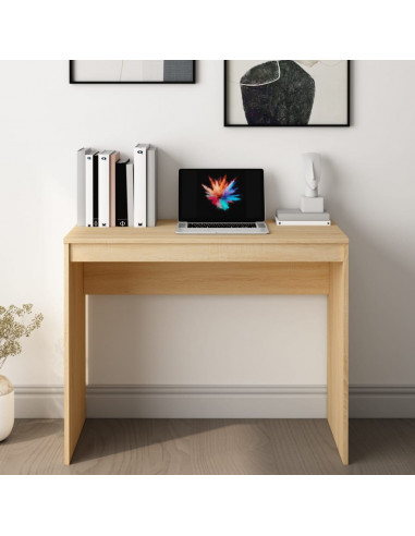 Scrivania Rovere Sonoma 90x40x72 cm in Legno Multistrato