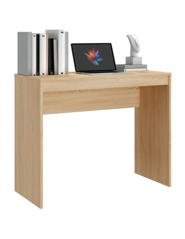 Scrivania Rovere Sonoma 90x40x72 cm in Legno Multistrato