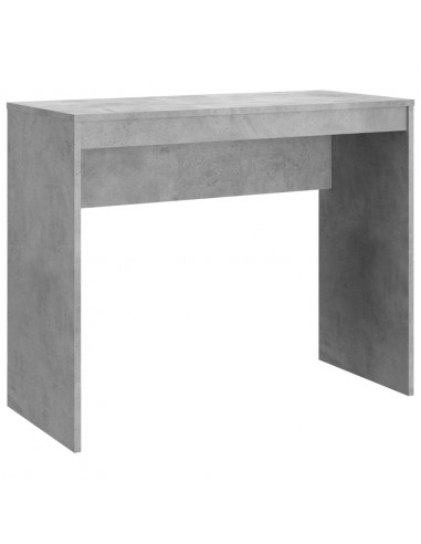 Scrivania Grigio Cemento 90x40x72 cm in Legno Multistrato
