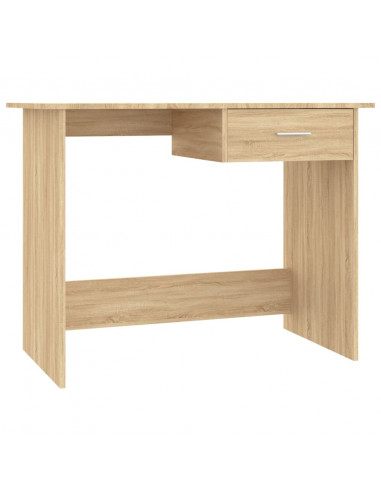 Scrivania Rovere Sonoma 100x50x76 cm in Legno Multistrato