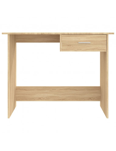 Scrivania Rovere Sonoma 100x50x76 cm in Legno Multistrato