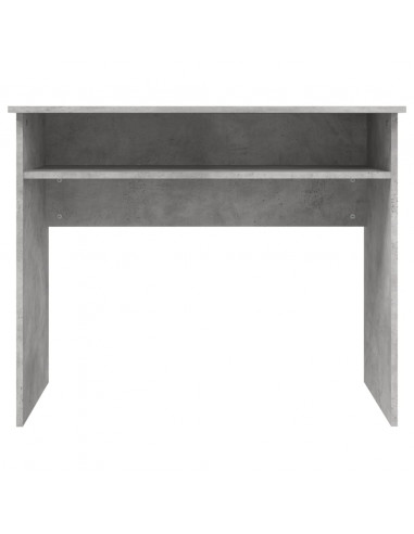 Scrivania Grigio Cemento 90x50x74 cm in Legno Multistrato
