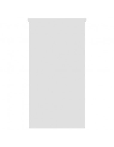 Scrivania Bianca 80x40x75 cm in Legno Multistrato