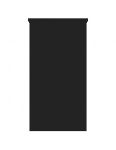 Scrivania Nera 80x40x75 cm in Legno Multistrato