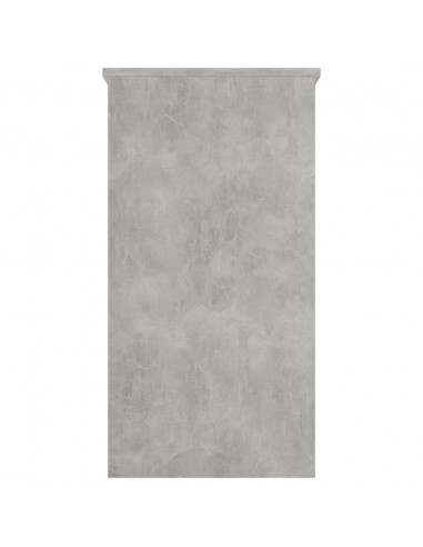Scrivania Grigio Cemento 80x40x75 cm in Legno Multistrato