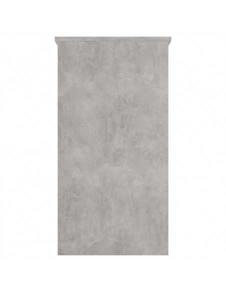 Scrivania Grigio Cemento 80x40x75 cm in Legno Multistrato