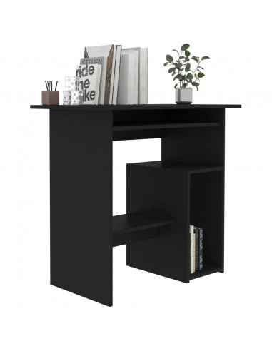 Scrivania Nera 80x45x74 cm in Legno Multistrato