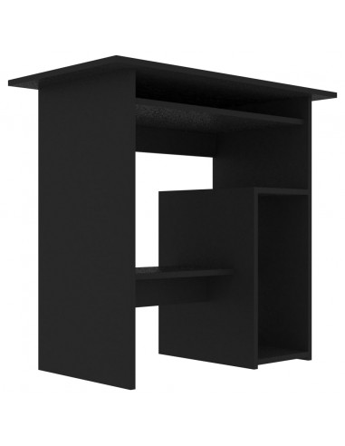 Scrivania Nera 80x45x74 cm in Legno Multistrato