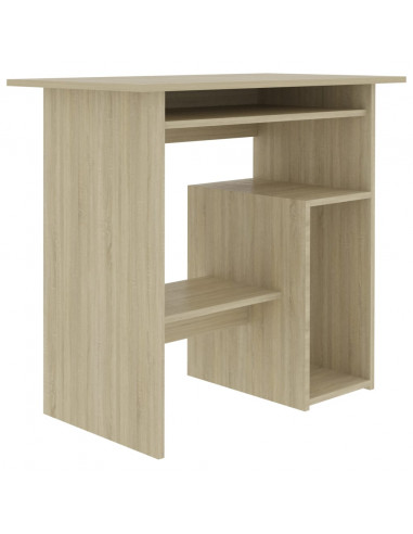 Scrivania Rovere Sonoma 80x45x74 cm in Legno Multistrato