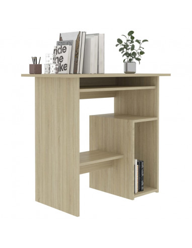 Scrivania Rovere Sonoma 80x45x74 cm in Legno Multistrato