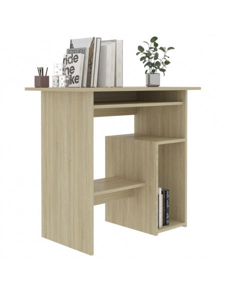 Scrivania Rovere Sonoma 80x45x74 cm in Legno Multistrato