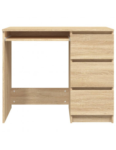 Scrivania Rovere Sonoma 90x45x76 cm in Legno Multistrato