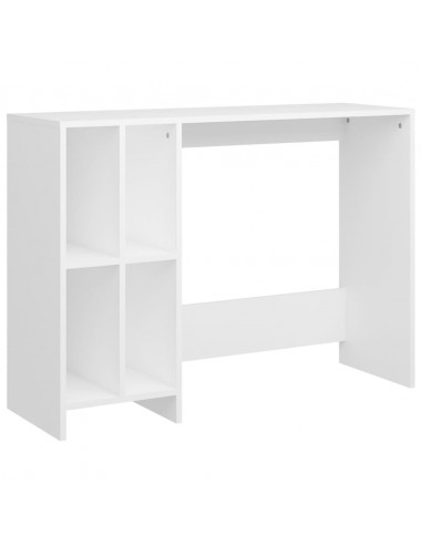Scrivania Bianca 102,5x35x75 cm in Legno Multistrato