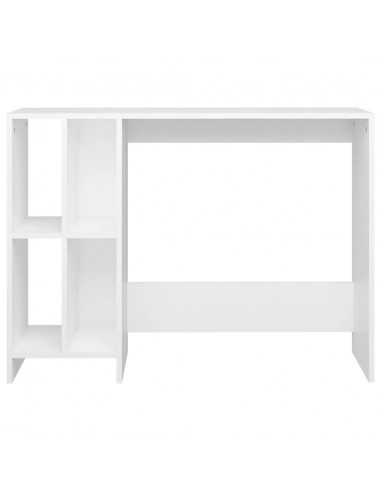 Scrivania Bianca 102,5x35x75 cm in Legno Multistrato