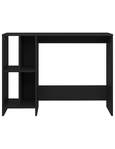 Scrivania per Portatile Nera 102,5x35x75 cm Legno Multistrato