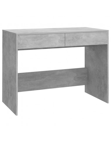 Scrivania Grigio Cemento 101x50x76,5 cm in Truciolato